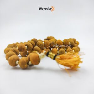 Natural Turmeric Haldi Mala 108 + 1 Bead